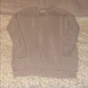 Altar’d State Distressed Sweater SZ S